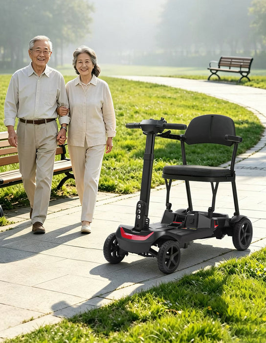 Lightweight Folding 4-Wheel Mobility Scooter