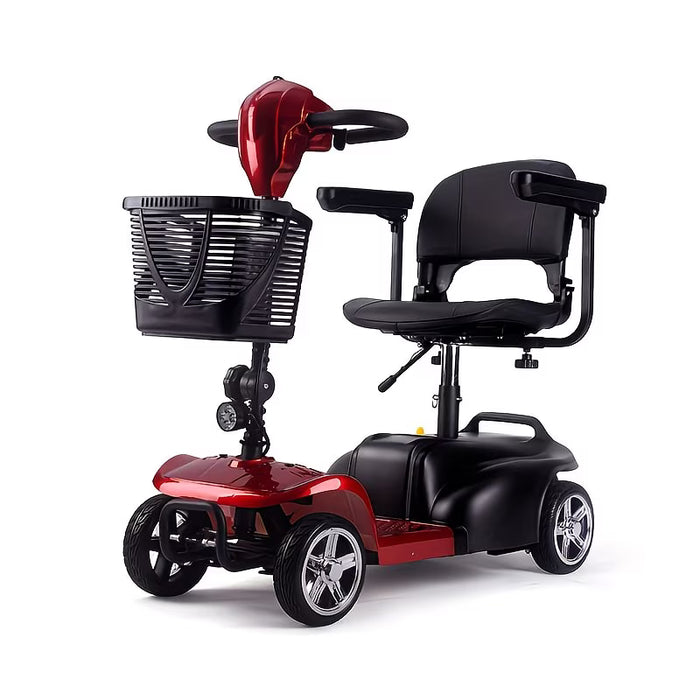 Portable Mobility Scooter for Adults with LED Lights and Basket