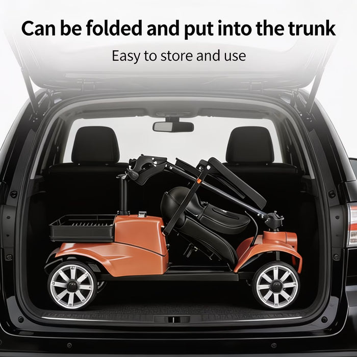 Portable Mobility Scooter with Swivel Seat