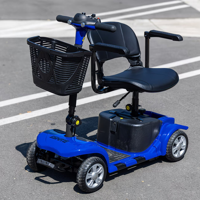 Folding 4 Wheel Electric Scooter with LED Headlights