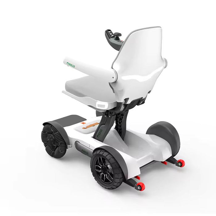 Fauteuil roulant électrique motorisé, angle d'assise ergonomique, batterie amovible
