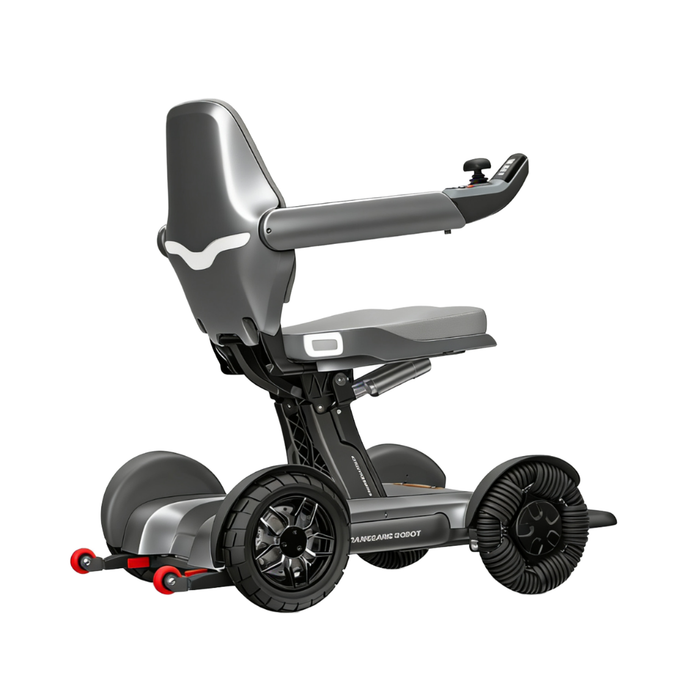 Fauteuil roulant électrique motorisé, angle d'assise ergonomique, batterie amovible
