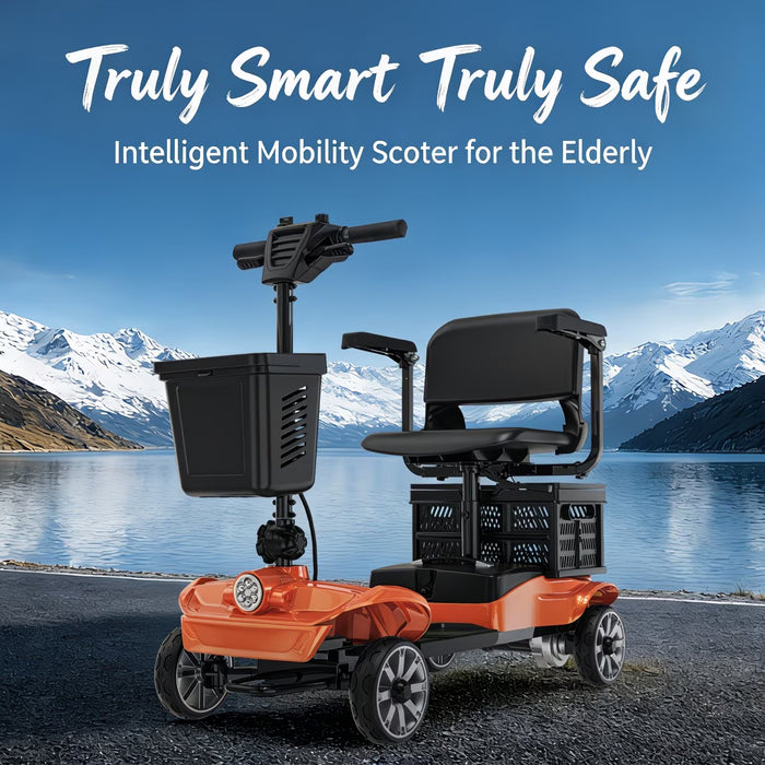 Portable Mobility Scooter with Swivel Seat