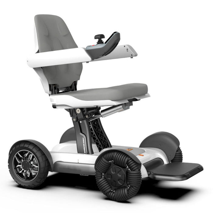 Fauteuil roulant électrique motorisé, angle d'assise ergonomique, batterie amovible