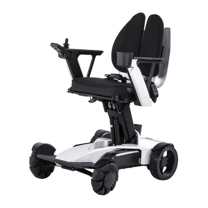 Compact Foldable Electric Wheelchair Bluetooth Control Adjustable Seat Height
