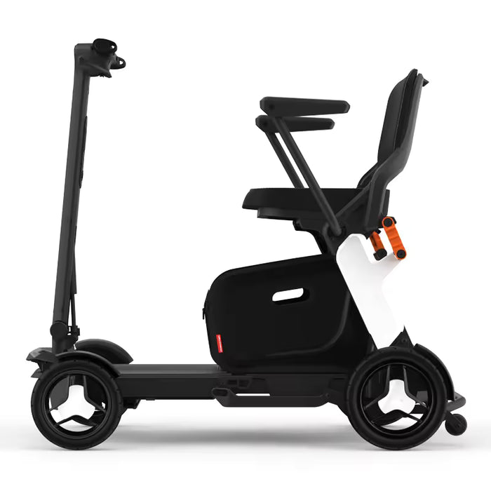Trottinette électrique pliable à quatre roues et télécommande, légère